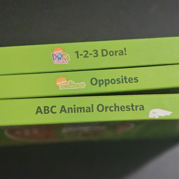 3 Leapfrog Tag Junior Books, Dora The Explorer 1-2-3, Backyardigans Opposites - Picture 6 of 9